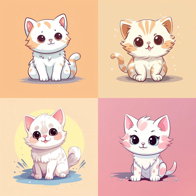 Premium Vector | Cats meow