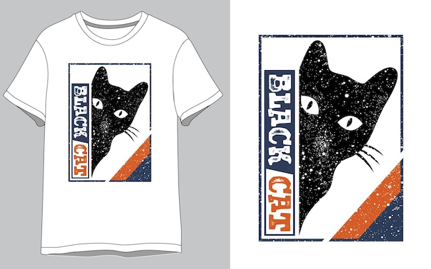 Vector cats vector t-shirt ontwerp illustratie