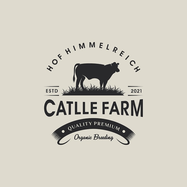 Cattle Farm vintage logo