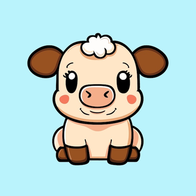 cattle vector illustration cartoon