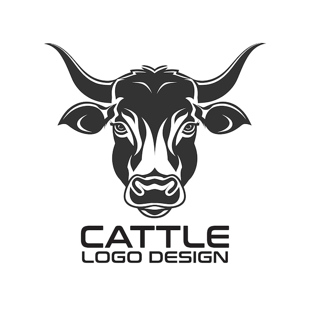 Cattle Vector Logo Design