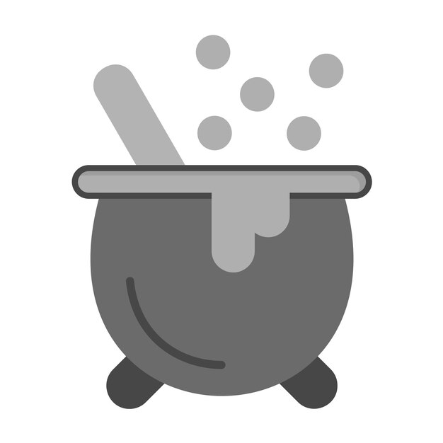 Cauldron icon vector afbeelding kan worden gebruikt voor halloween