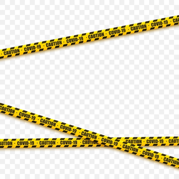 Vector caution, tape, do not cross, police, barrier. police hazard warning yellow barrier.