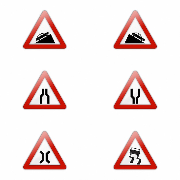 Cautionary Signs Traffic Signs 02