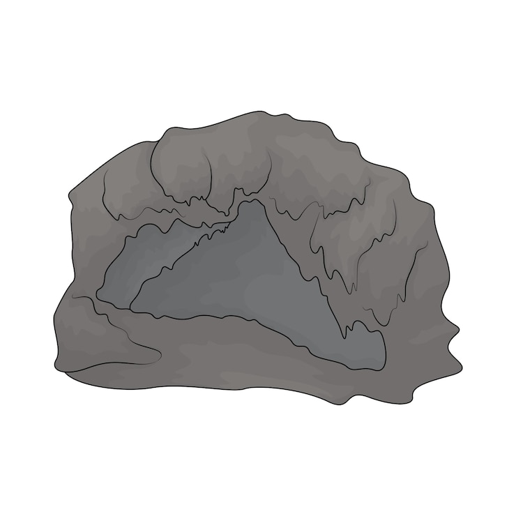 Vector cave illustration