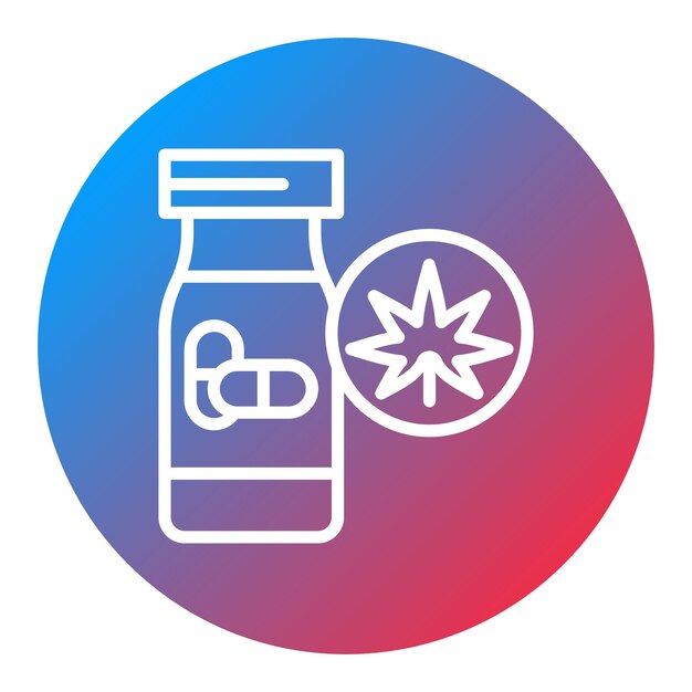 Cbd capsules icon vector image can be used for cbd oil