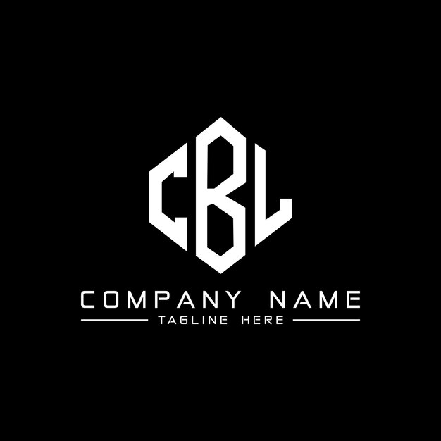 벡터 다각형 모양의 cbl 글자 로고 디자인 (cbl 다각형 및 큐브 모양 로고 디자인) cbl 육각형 터 로고 템플릿 (백색과 검은색) cbl 모노그램 비즈니스 및 부동산 로고