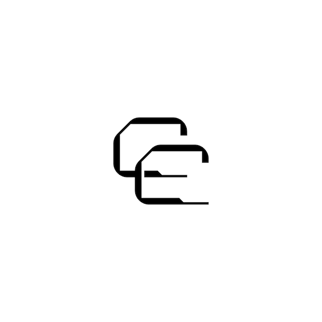 モノグラム ロゴ 文字 文字 単色 文字 シンプル ロゴ