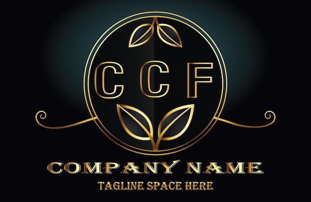 Vector ccf letter logo