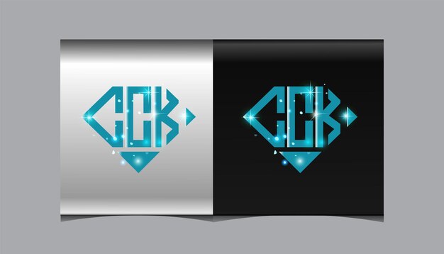 CCK initial modern logo design vector icon template