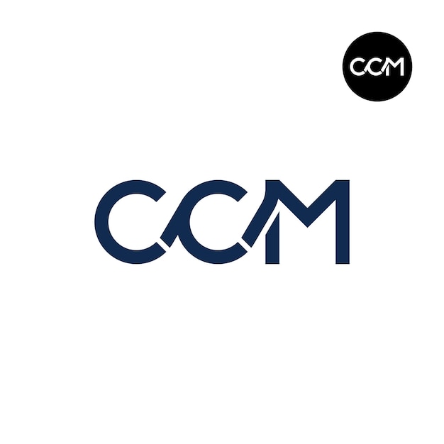 CCM Letter Monogram Logo Ontwerp