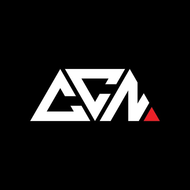 ccn triangle letter logo design with triangle shape ccn triangle logo design monogram ccn triangle vector logo template with red color ccn triangular logo simple elegant and luxurious logo ccn