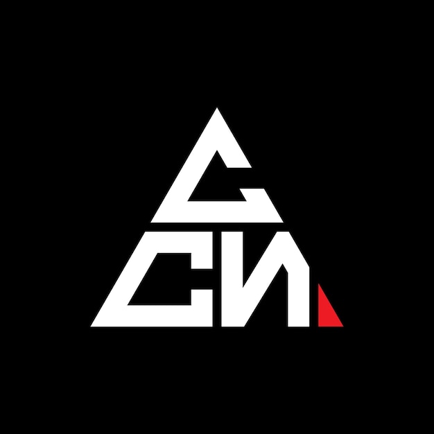 ccn triangle letter logo design with triangle shape ccn triangle logo design monogram ccn triangle vector logo template with red color ccn triangular logo simple elegant and luxurious logo