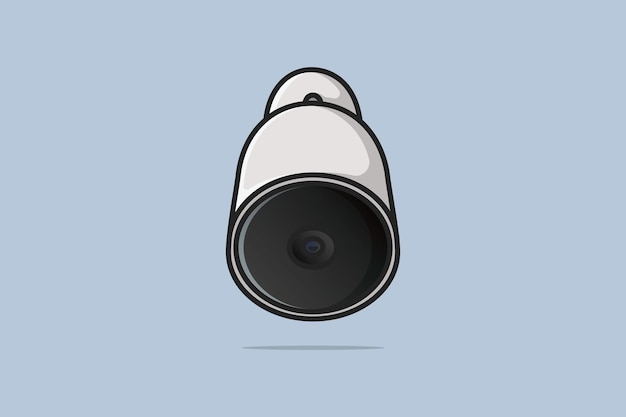 CCTV Camera device vector illustration.