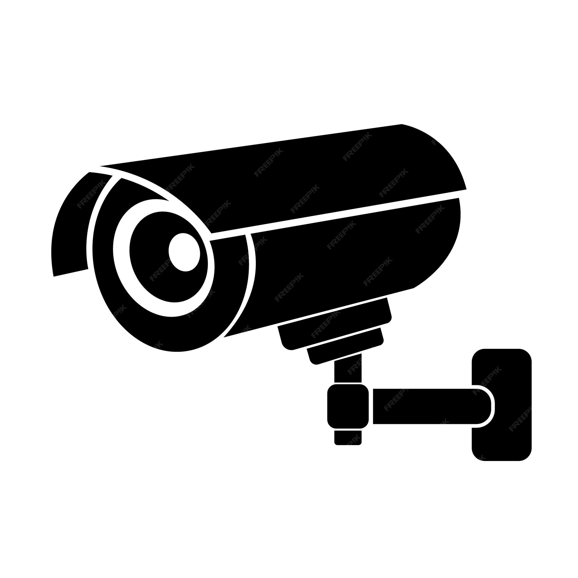 Premium Vector | Cctv camera icon logo vector design template