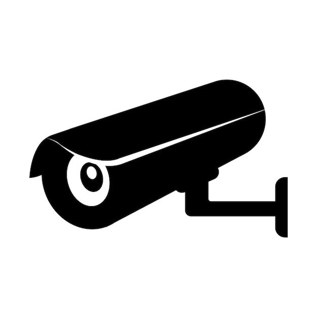 CCTV camera icon logo vector design template