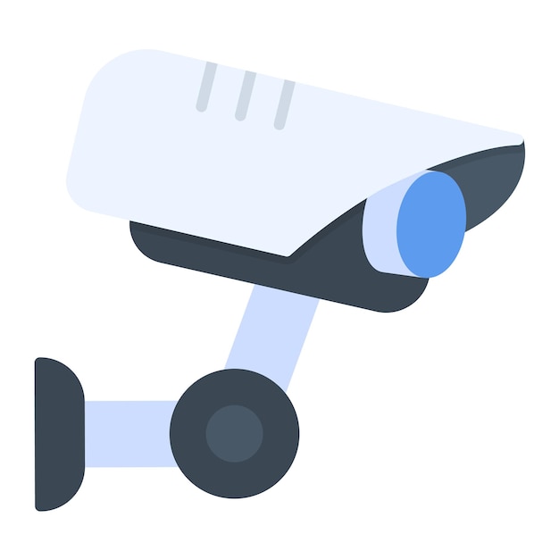 Cctv camera vector illustration style