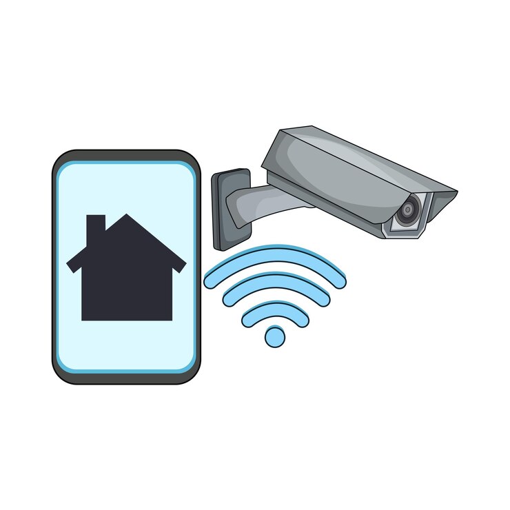 Vector cctv illustration