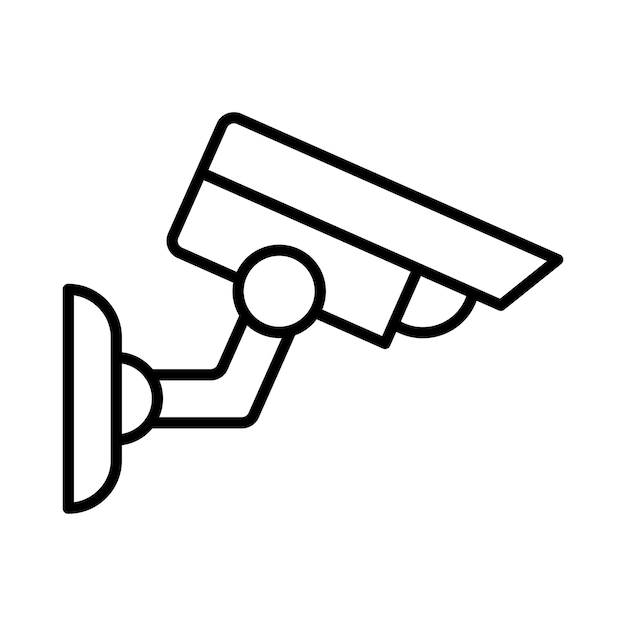 CCTV Line Illustration