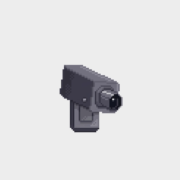 Cctv in pixel art style