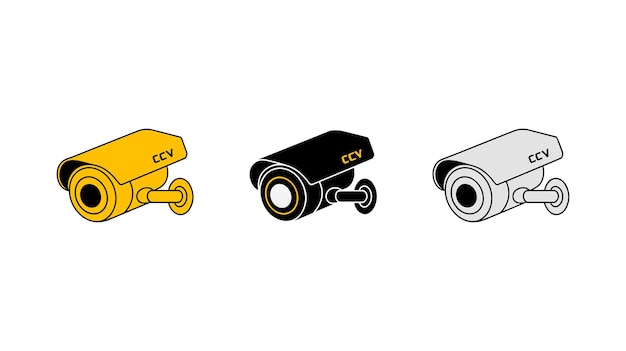 cctv security camera icons
