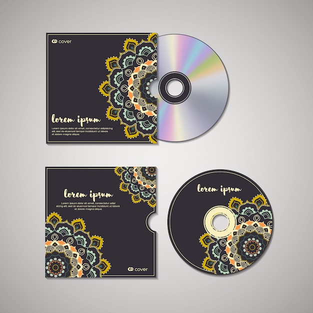 Cd cover oriental template.