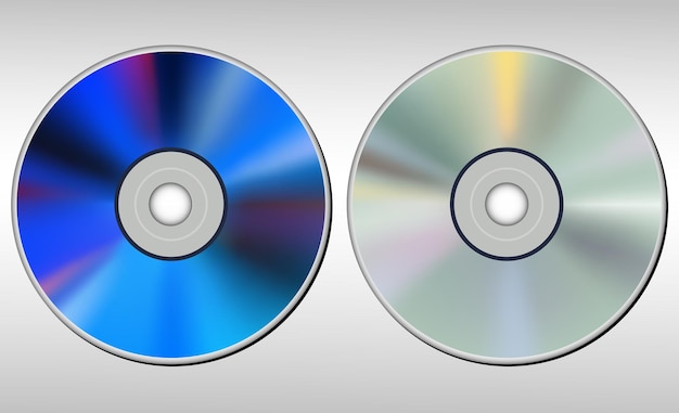 CD DVD Disk isolated with clipping path.