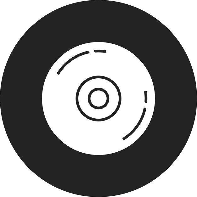 CD アイコンのベクトル画像はコンピュータとハードウェアに使用できます