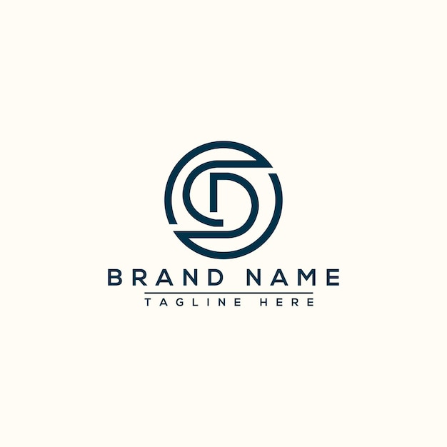 CD Logo Design Template Vector Graphic Branding Element