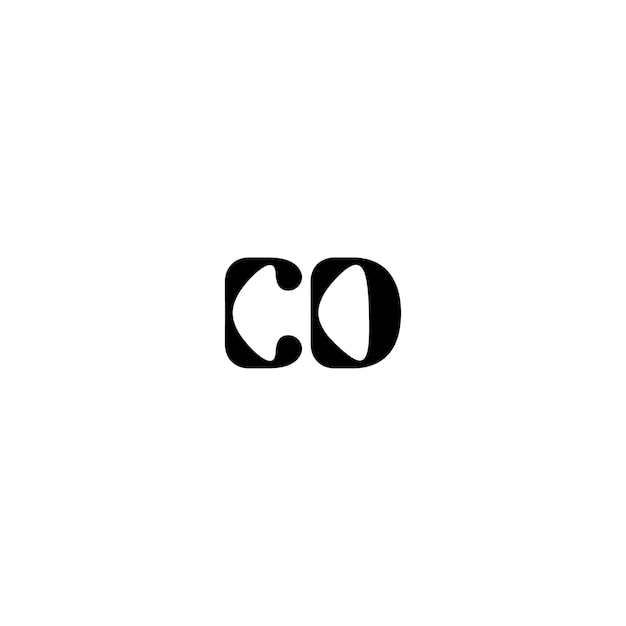 CDモノグラムロゴ デザイン文字 テキスト名 シンボル モノクロロゴタイプ アルファベット文字 シンプルロゴ