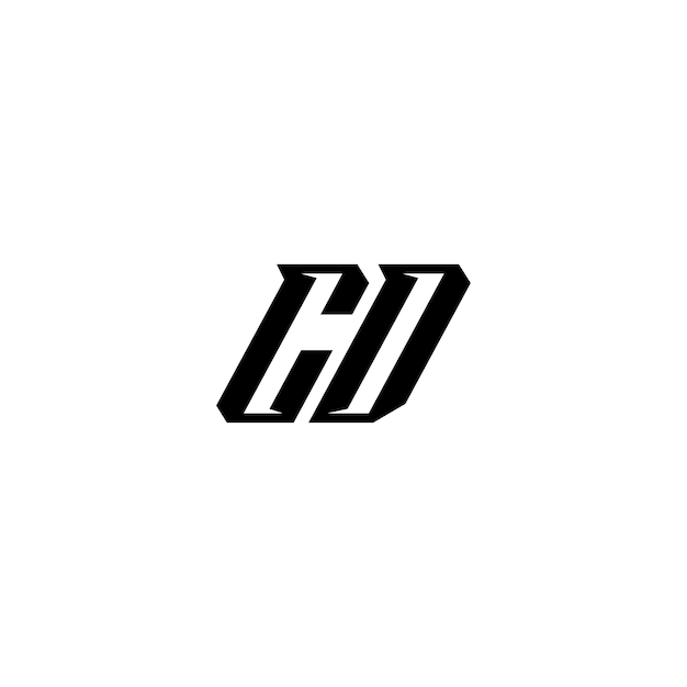 CDモノグラムロゴ デザイン文字 テキスト名 シンボル モノクロロゴタイプ アルファベット文字 シンプルロゴ