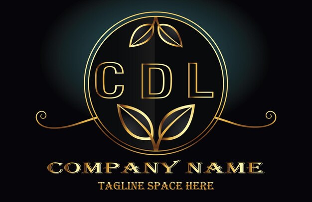 Vector cdl letter logo