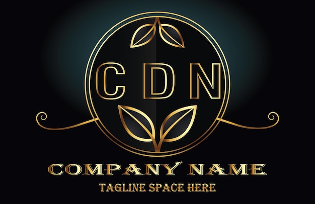 Vector cdn letter logo