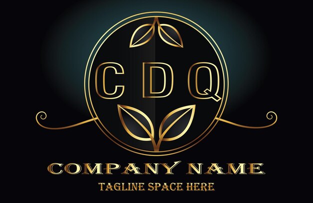 Vector cdq letter logo