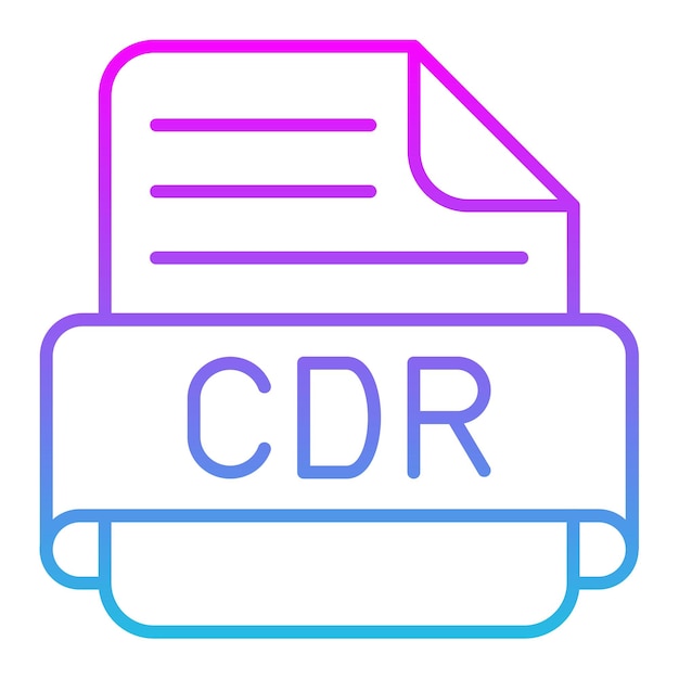 Vector cdr icon