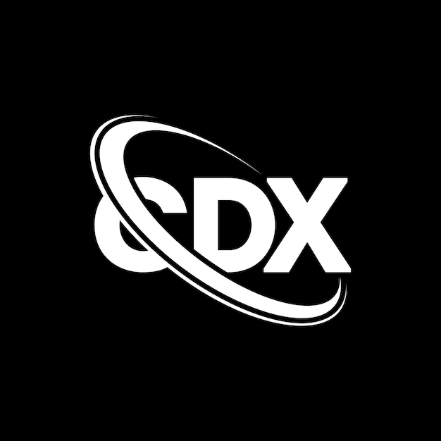 Cdx logo cdx letter cdx letter logo design initials cdx logo linked with circle and uppercase monogram logo cdx typography for technology business and real estate brand