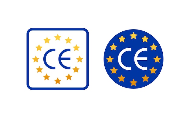 Знак ce certification conformite europeanenne vector иллюстрация