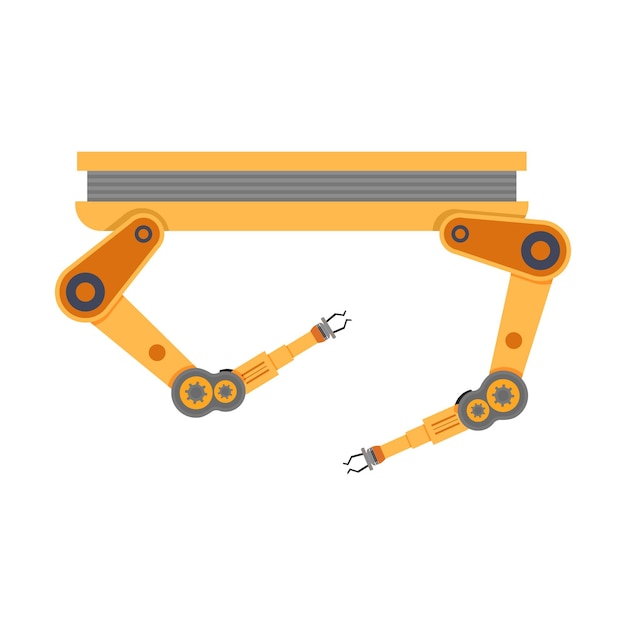 Ceiling robot arms for manufacture industrial tool