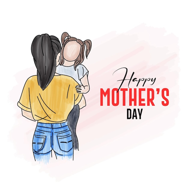 Celebrate mothers day with Mom and daughter