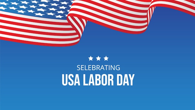 Vector celebrating usa labor day