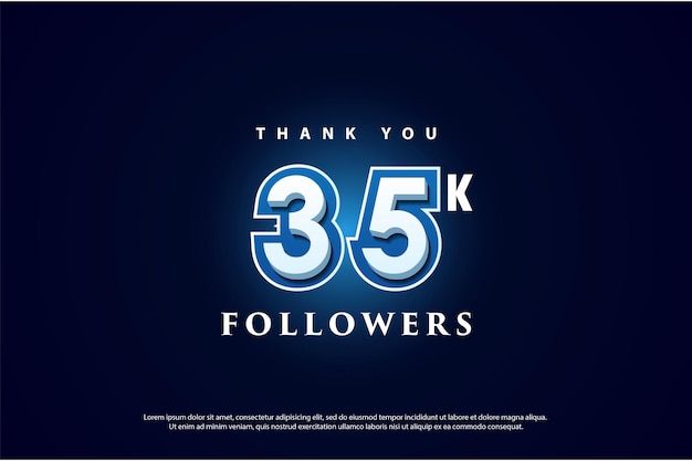 Celebration of 35k followers with a different concept.