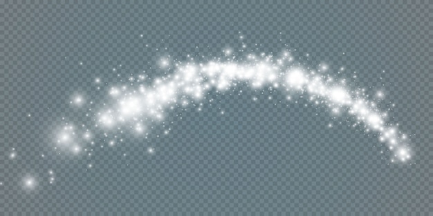 Vector celebration abstract background from small sparkling dust particles and stars