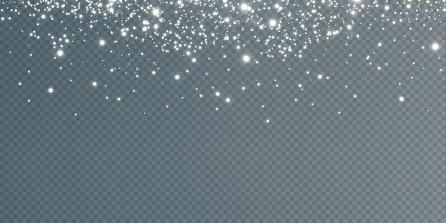 Celebration abstract background from small sparkling dust particles and stars