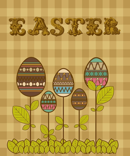 Vector celebration of easter