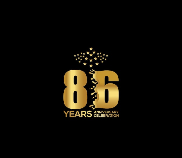축제의 날 86 년 기념 초대 파티 이벤트