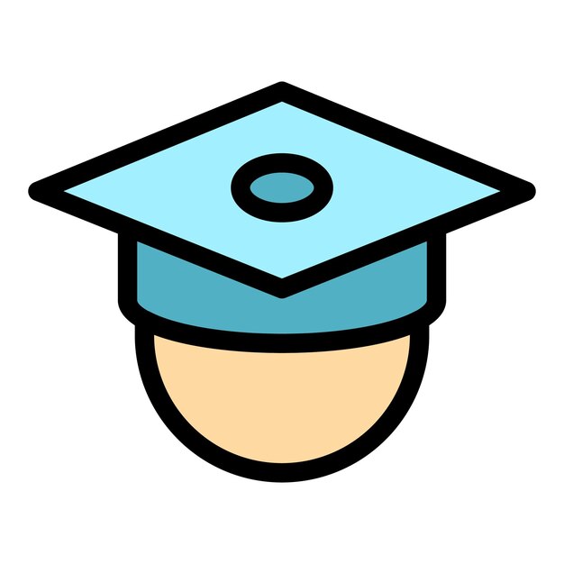 Premium Vector | Celebration graduation hat icon outline celebration ...