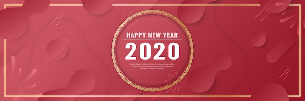 Modello di celebrazione del nuovo anno 2020.