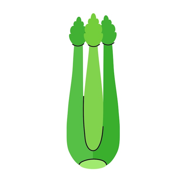 Vector celery land icon clipart avatar logotype isolated vector illustration