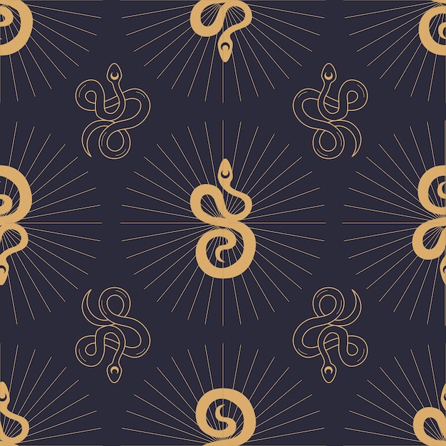 Celestial Mystic seamless pattern