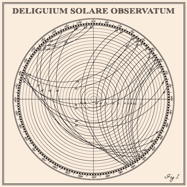 Vector celestial object observation map